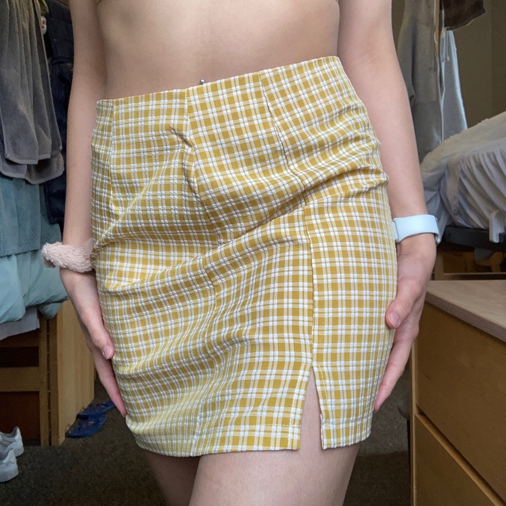 Plaited skirt